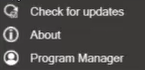 Help menu