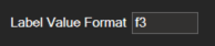 Value format options